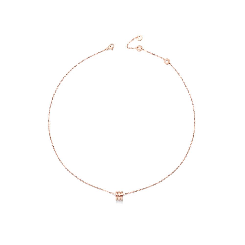 ZERO CZ ROSE GOLD NECKLACE