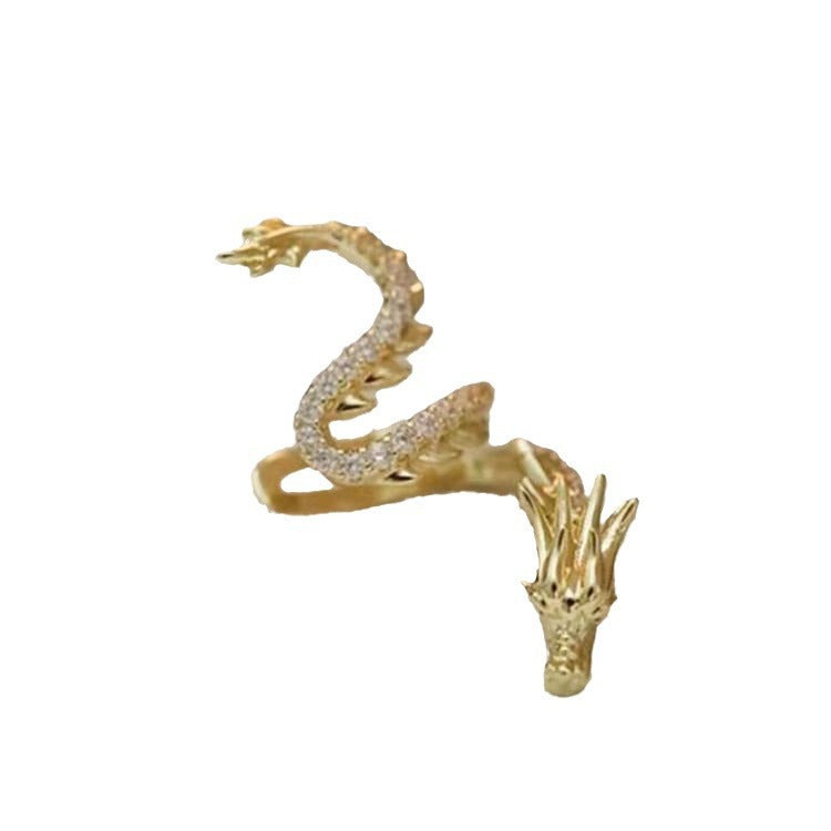 Sweet Cool Dragon Type Ear Clip Special-interest Design