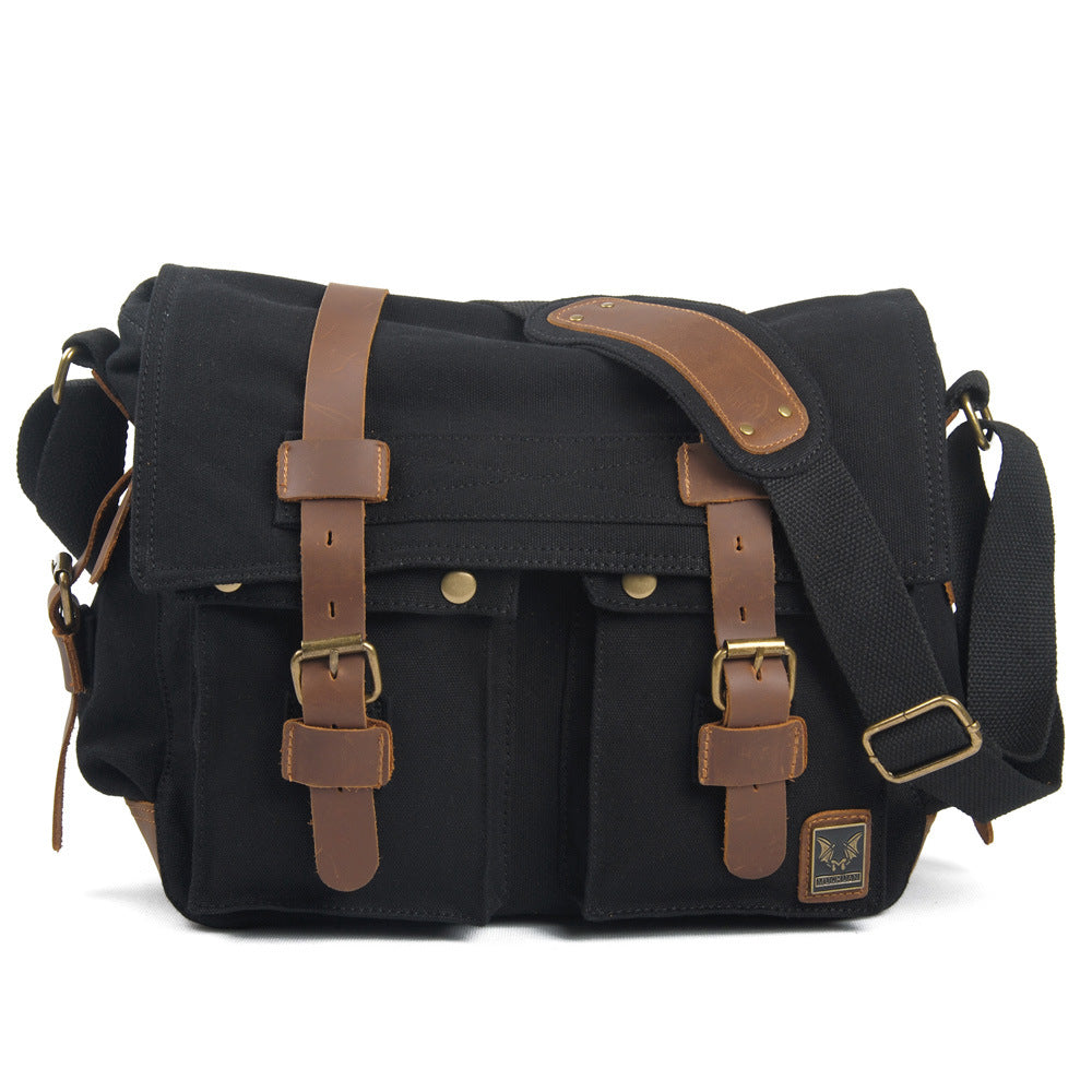 Men's And Women's Messenger Bags Horizontal Square Type