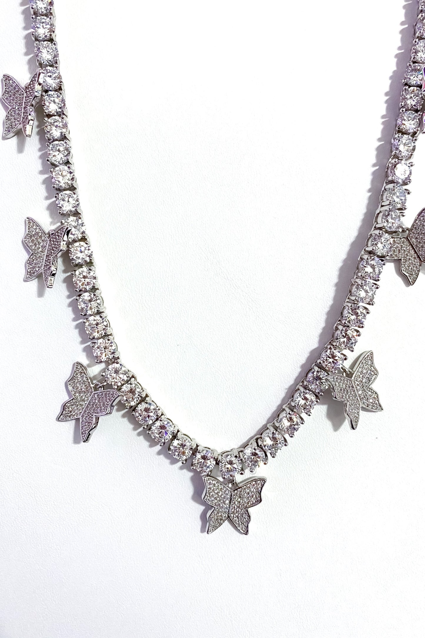 Necklace - So Icy Butterfly Choker