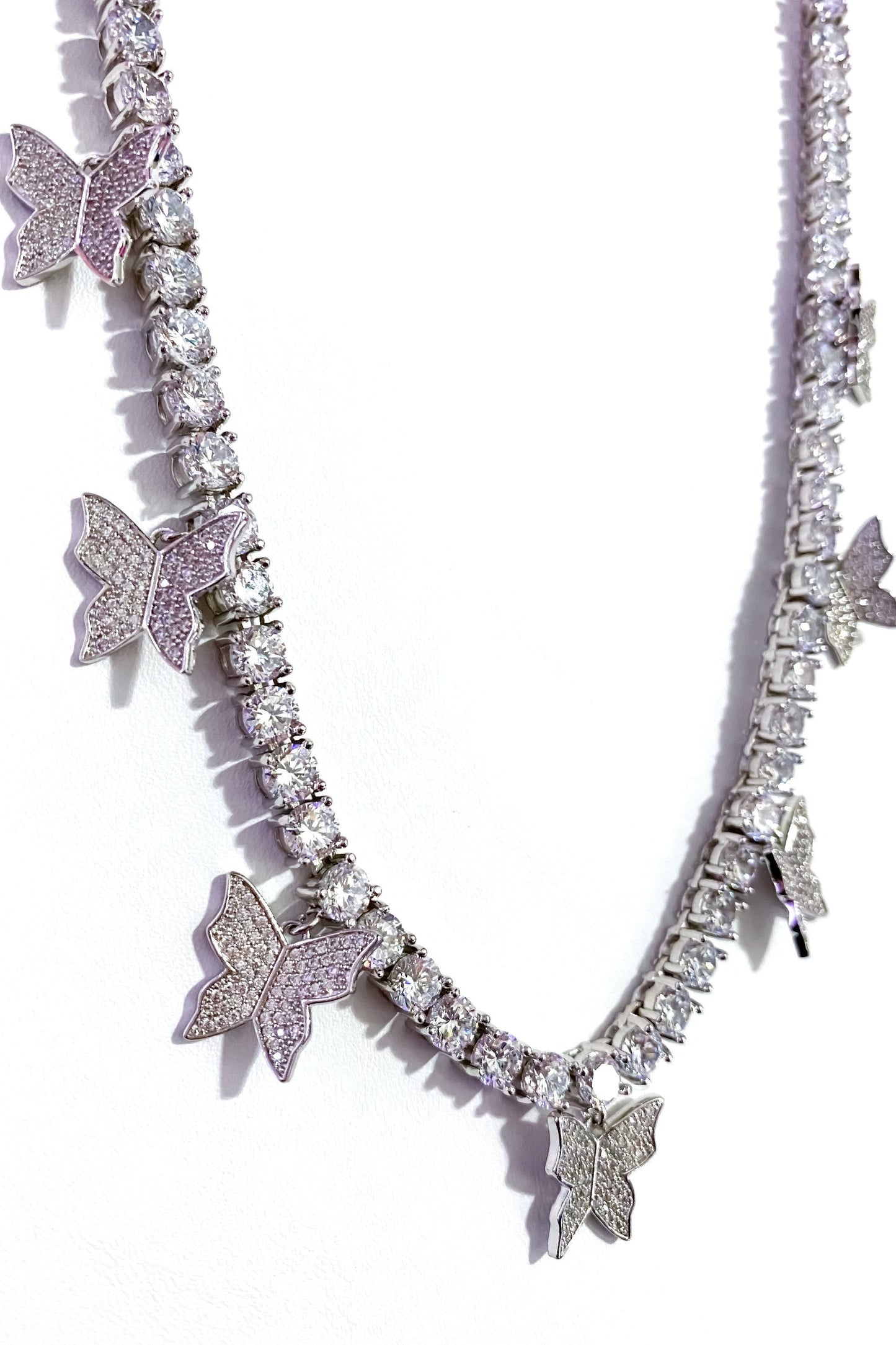 Necklace - So Icy Butterfly Choker